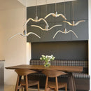 Axyaa Seagull Resin Chandelier - Nordic Creative Bird Shape LED Lighting