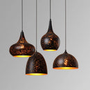 Axyaa Industrial Style Wrought Iron Chandelier with LED Lighting