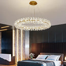 Axyaa Dandelion Crystal Chandelier: Modern Glass Nordic Light
