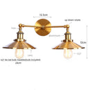 Axyaa Industrial Vintage Double Heads LED Wall Lamp