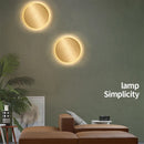 Axyaa Modern Round LED Wall Lamp for Bedroom, Living Room, and Study Decor