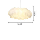 Axyaa Cotton Cloud Chandelier for Creative Window Decoration in Kids Room, Milk Tea Shop
