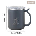 Axyaa Double Wall Insulated Stainless Steel Coffee Mug with Handle