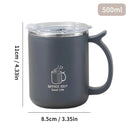 Axyaa Double Wall Stainless Steel Insulated Milk Coffee Cup - Leak-proof & Portable