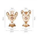 Axyaa European Retro Vase for Home Decor and Living Room Table Centerpiece