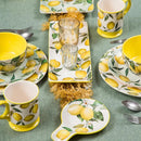 Axyaa Ceramic Lemon Ins Style Home Cuisine Plate for Thai Restaurant & Fruit Display