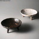 Axya Round Tall Feet Fruit Dish Trio Dinner Set - Elegant Tableware Tray