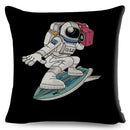 Axyaa Astronaut Sports Cushion: Fun Home Decor for Kids Room, Planet & Music Theme