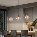 Axya Glass Pendant Light Modern Retro Living Room Bedroom Lighting Loft Lustre LED Lights