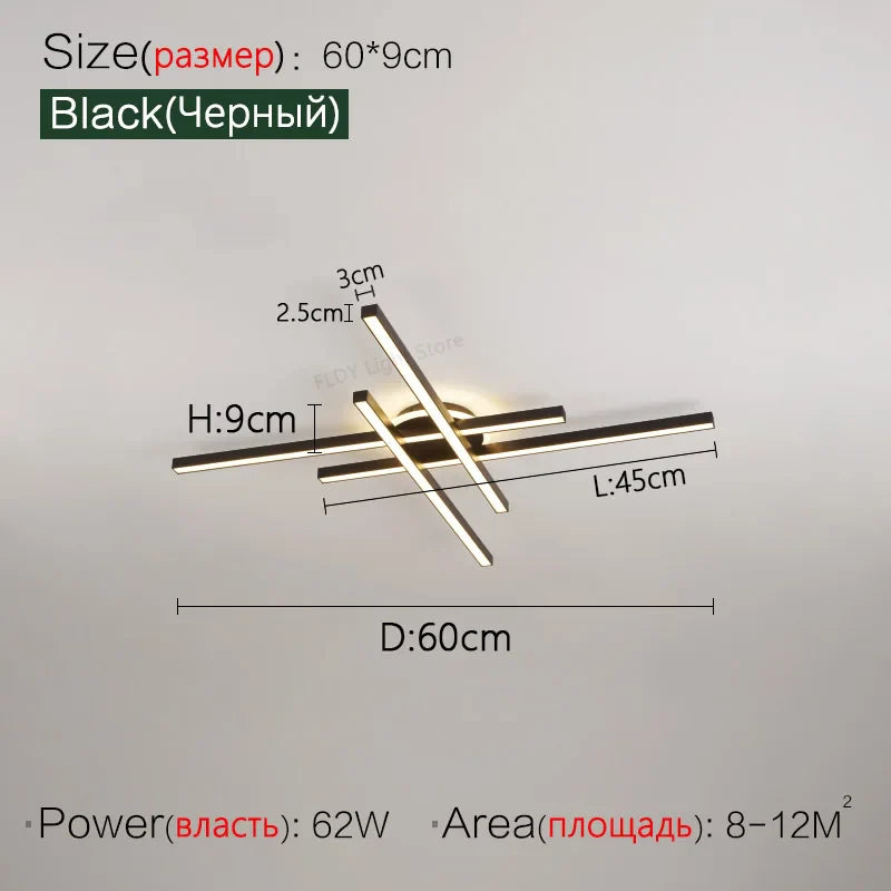 Nordic LED Ceiling Chandelier for Living Room Dining Bedroom - Axyaa
