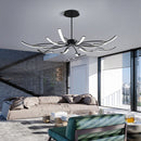 Axyaa Modern Adjustable Led Ceiling Chandelier in Gold/Black/White