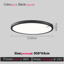 Axyaa LED Modern Ceiling Lamp | Ultra-Thin Italian Style | Bedroom, Living Room, Study Lighting