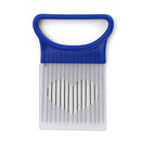 Axyaa Onion Cutter Holder Lemons Slicer Kitchen Gadget Fork Stainless Steel