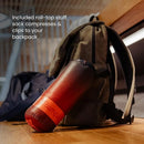 Axyaa Travel Puffy Blanket, Deepwater Blue, Ultra-Packable for Comfort and Warmth