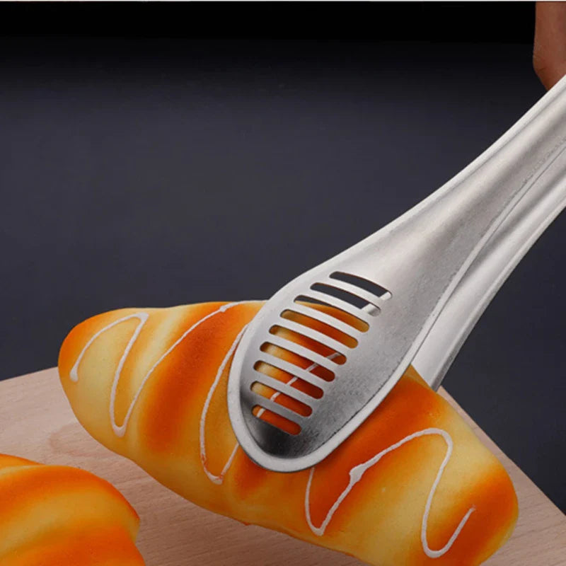 Axyaa Stainless Steel Kitchen Tongs: Multifunctional Cooking Utensils for Barbecue and Salad