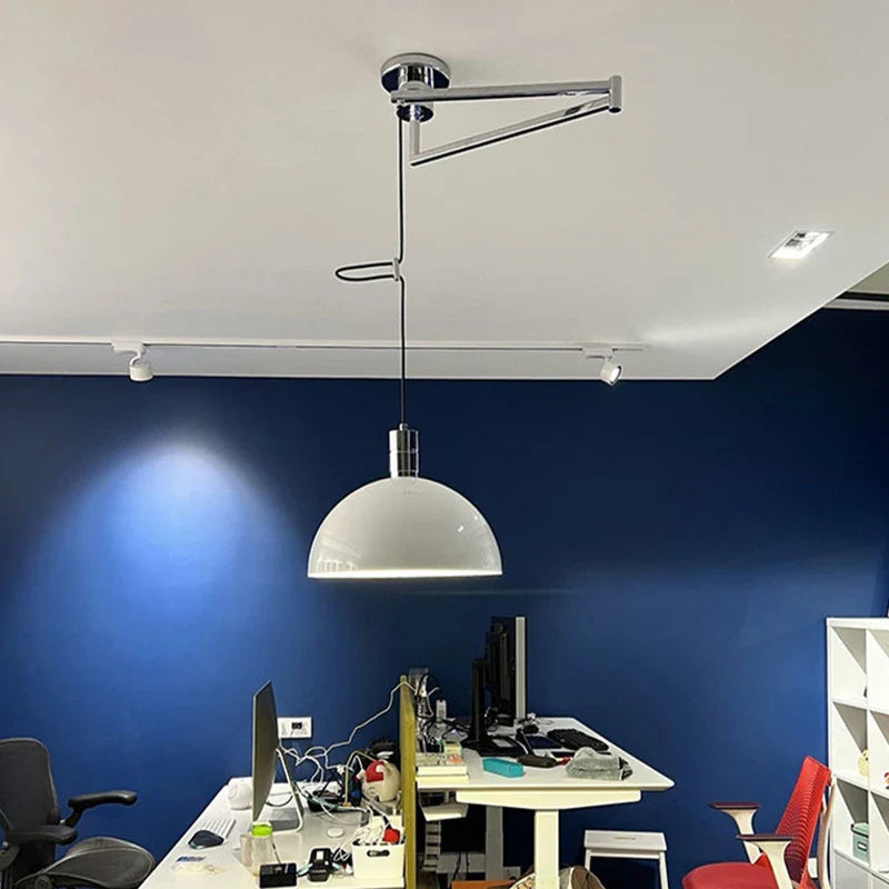Axyaa Modern Telescoping Pendant Lights Rotatable Metal Ceiling Lamps for Dining, Kitchen, and Study