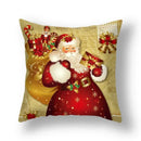 Axyaa Festive Christmas Pillow Case for Sofa Decor Merry Xmas Cushion Cover