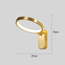 Axyaa Copper Wall Lamp Nordic Minimalist Luxury Bedside Lighting