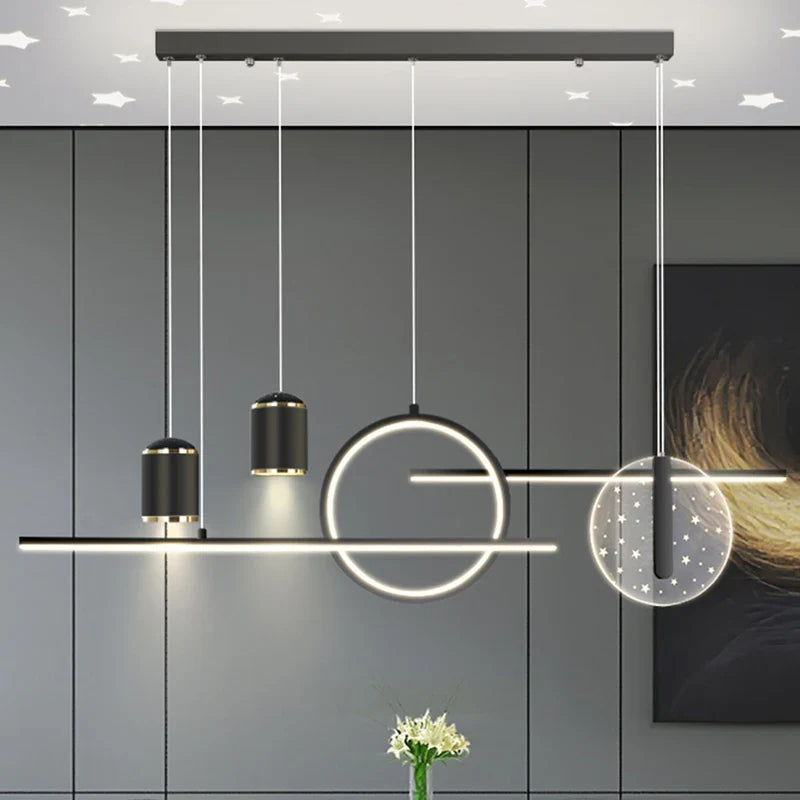 Modern Nordic Chandeliers by Axyaa- Indoor Dining Room Pendant Lighting