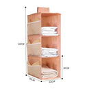 Axyaa Multi-layer Folding Hanging Storage Organizer for Bras, Underwear, Socks, and Clothes