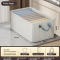 Axyaa Clothes Storage Box Organizer with Metal Frame for Wardrobe Organization.