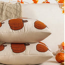 Axyaa Vintage Pumpkin Pattern Cushion Cover - Halloween Pillowcase
