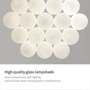 Axyaa Glass Ball Chandelier Pendant Light for Modern Minimalist Home