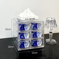 Axyaa Transparent Multi-grid Desk Organizer for Stationery, Jewelry, and Cosmetics