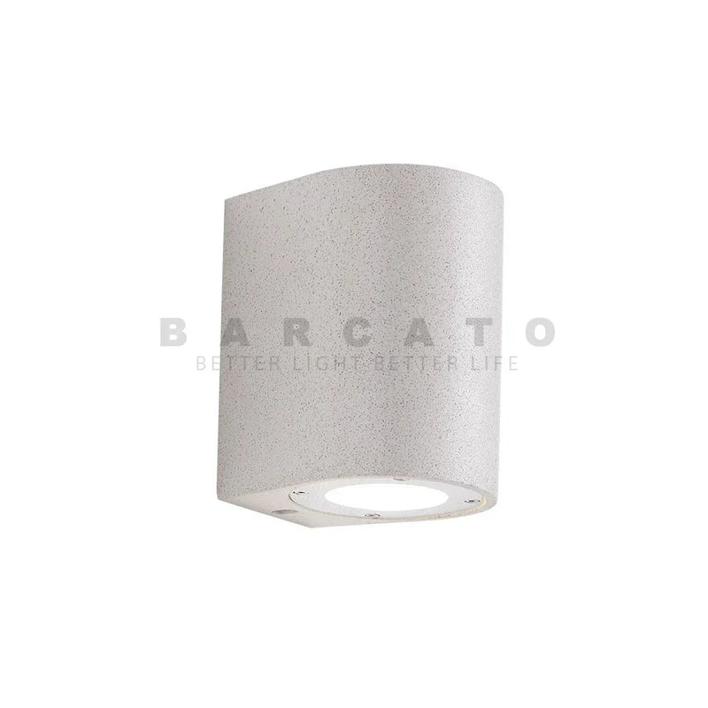 Axyaa Waterproof Wall Lamp Japanese Nordic Homestay Sconce Bedside Cement Light