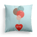 Axyaa Romantic Couple Pillowcases | Soft Cartoon Pattern Sofa Pillow Covers