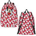 Axyaa Mickey Mouse Canvas Backpack: Large Capacity School Bag for Kids