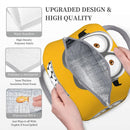Axyaa Miniones Insulated Lunch Bag - Fun Kawaii Design, Large Capacity Cooler