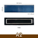 Axyaa Ceramic Sushi & Sashimi Plate - Long Japanese Dessert Serving Tray