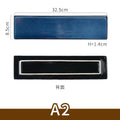 Axyaa Ceramic Sushi Sashimi Plate - Elegant Long Dessert Serving Platter