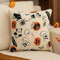 Axyaa Halloween Embroidery Pillowcase Set