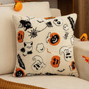 Axyaa Halloween Embroidery Pillowcase Set
