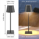 Axyaa Rechargeable Crystal Table Lamp for Restaurants, Bars, and Hotels