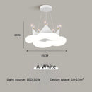 Axyaa LED Pendant Chandelier for Kids Room, Living Room, Bedroom - Full Spectrum Eye Light