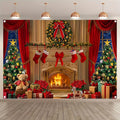 Festive Christmas Decoration Background Cloth for Axyaa Home Décor