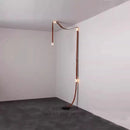 Axyaa Marble Designer Belt Pendant Light: Dimmable Luxury Chandelier
