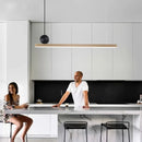Axyaa LED Chandelier Linear Light Fixture for Dining Room Kitchen Island Living