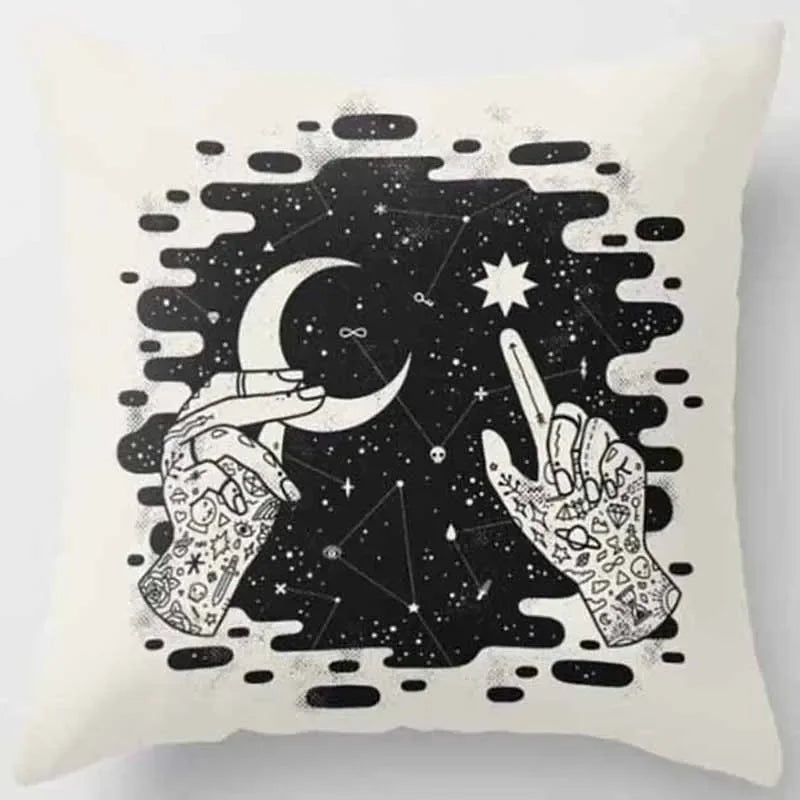 Axyaa Starry Night Pillowcase Set - High Quality Square Cover