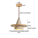 Axyaa Vintage Industrial LED Pendant Light Yellow Travertine Hanglamp