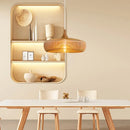 Axyaa Wood LED Pendant Lights: Modern Chandeliers for Home Decor, Kitchen, Dining, Restaurant