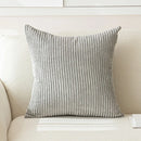 Axyaa Grey Velvet 20x20 Inch Throw Pillow Covers - Luxurious Farmhouse Decor for Couch