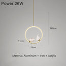 Axyaa Nordic Butterfly LED Chandelier - Gold Luxury Lighting for Bedroom, Dining Room & Parlor