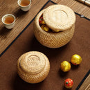 Axyaa Double Layer Bamboo Fruit Storage Basket