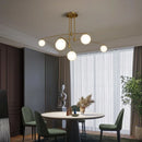 Axyaa Black LED Ceiling Chandelier for Bedroom Living Room Dining Room