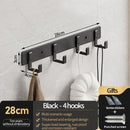 Axyaa Wall Hooks Set for Entryway and Wardrobe - Strong, Convenient Organization Solution
