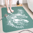 Axyaa Large Non-slip Safety Bath Mat with Suction Cups and Foot Massage